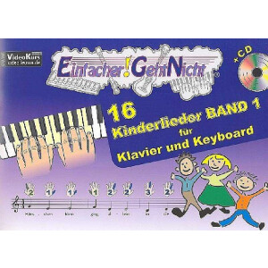 16 Kinderlieder Band 1 (+CD)