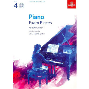 Selected Piano Exam Pieces 2017-2018 Grade 4 (+CD)