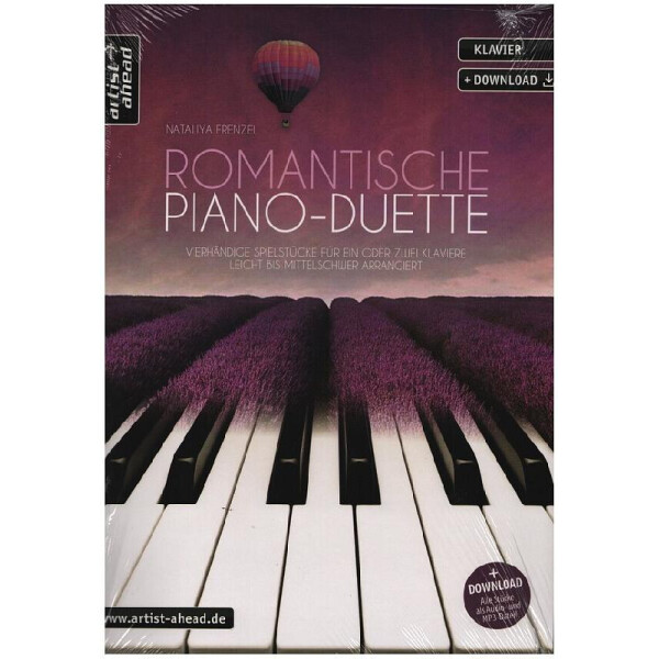 Romantische Piano-Duette (+Online Audio)