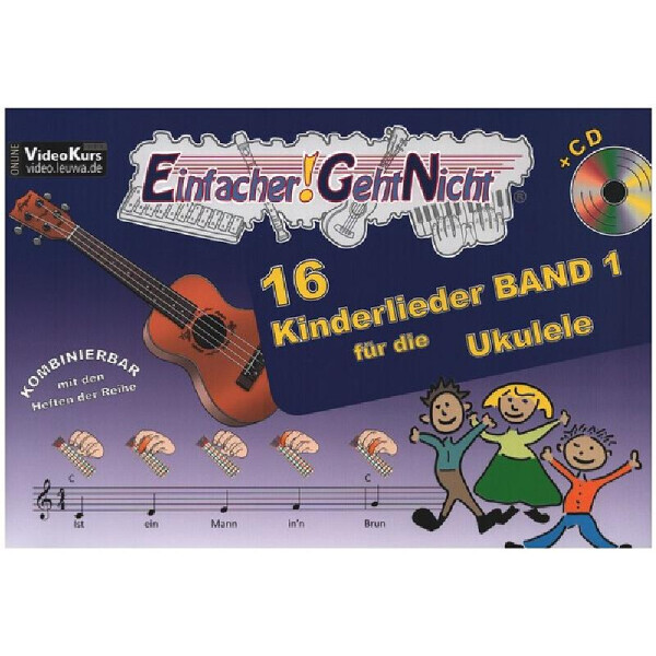 Einfacher geht nicht - 16 Kinderlieder Band 1 (+CD)