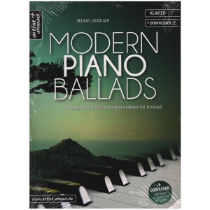 Modern Piano Ballads (+Online Audio)
