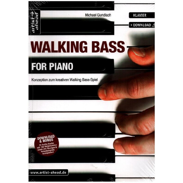 Walking Bass for Piano (+Online Audio)