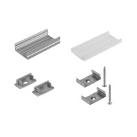 Eurolite mounting set U-profile 20mm for LED 