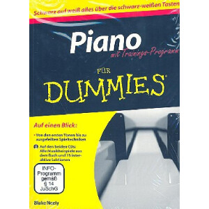 Piano mit Trainingsprogramm f&uuml;r Dummies (+2 CDs)