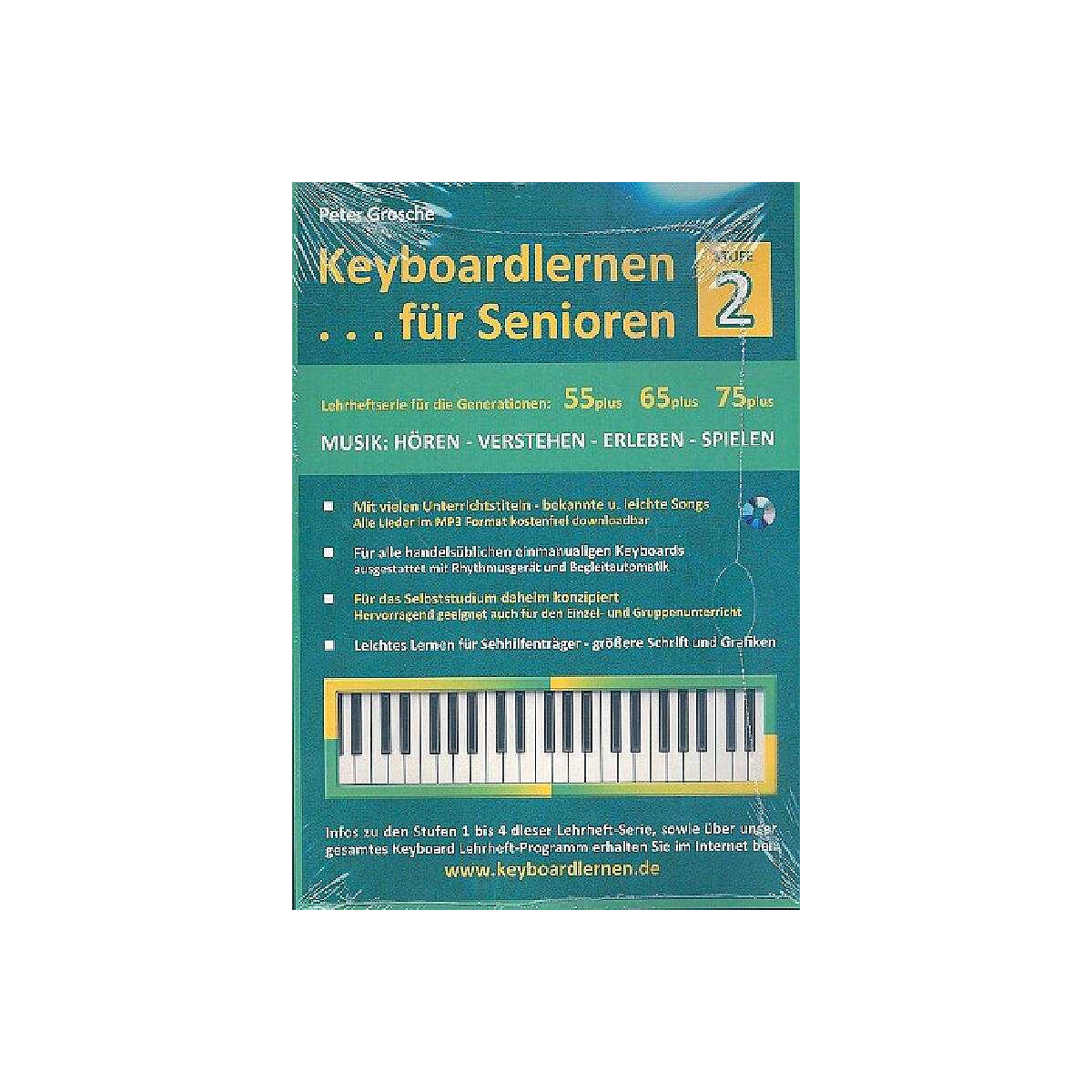 Keyboard lernen f&uuml;r Senioren Band 2