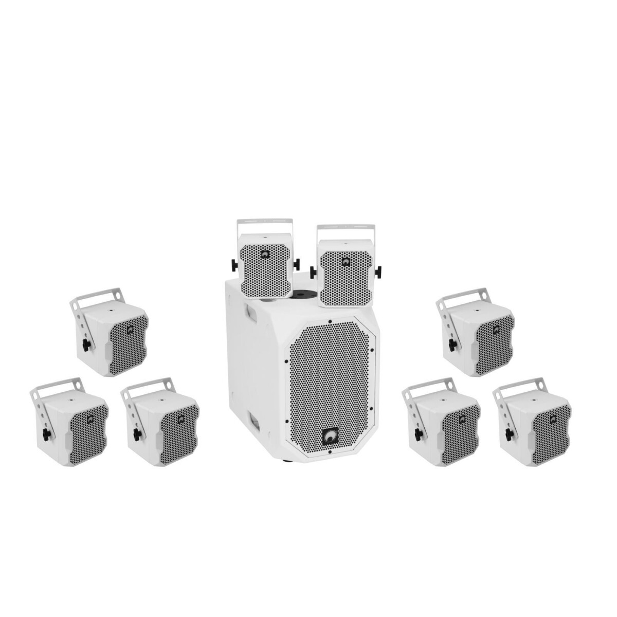 Omnitronic Set BOB-10A ws + 8x BOB-4 ws box