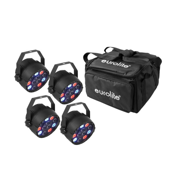 Eurolite Set 4x LED PARty Spot + Soft-Bag