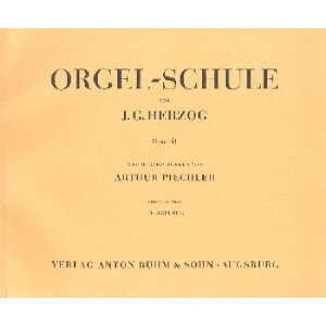 Orgelschule op.41 Band 1