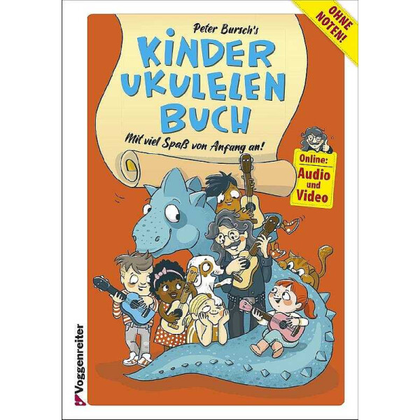 Peter Burschs Kinder Ukulelenbuch (+Online Audio/Video)