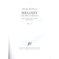 Melody for the G-String op.47 für Violine