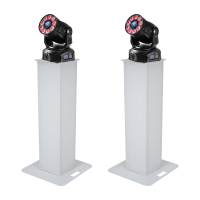 Eurolite Set 2x Stage Stand 100cm + 2x LED TMH-75 COB