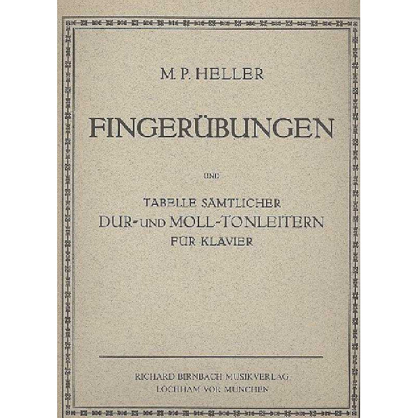Fingerübungen für Klavier