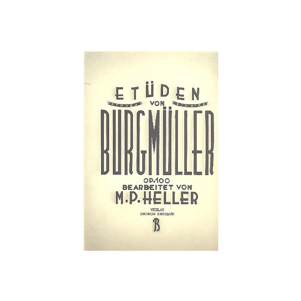 Etüden op.100 für Klavier box