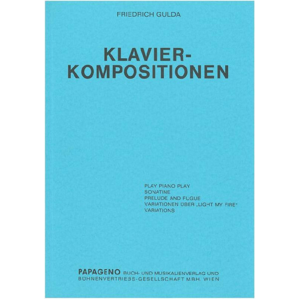 Klavier-Kompositionen für Klavier