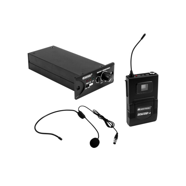 Omnitronic Set MOM-10BT4 Empfangsmodul + Taschensender + Headset-Mikrofon