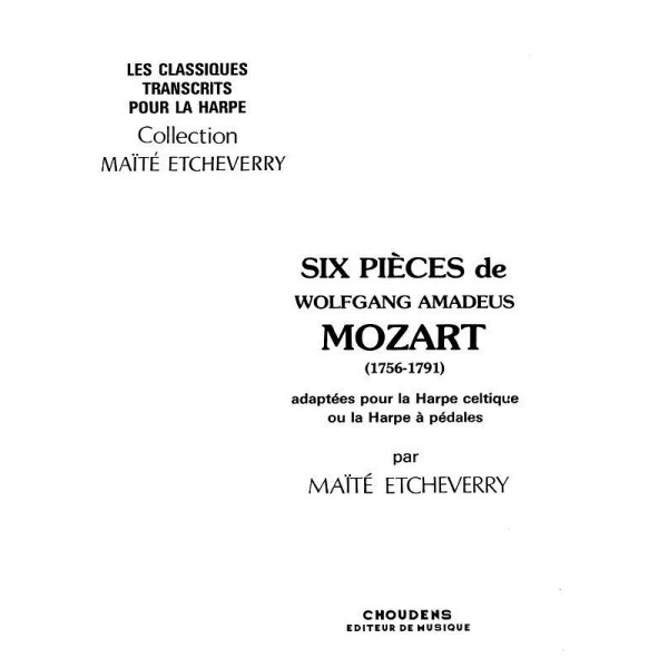 6 Pièces pour harpe celtique