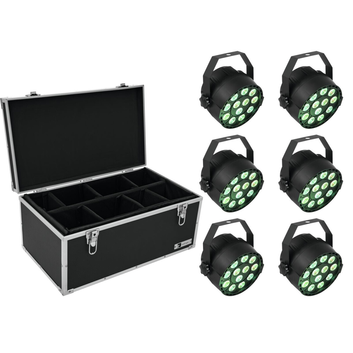 Eurolite Set 6x LED PARty TCL Spot + Case TDV-1