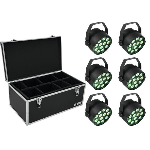 Eurolite Set 6x LED PARty TCL Spot + Case TDV-1