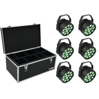 Eurolite Set 6x LED PARty TCL Spot + Case TDV-1