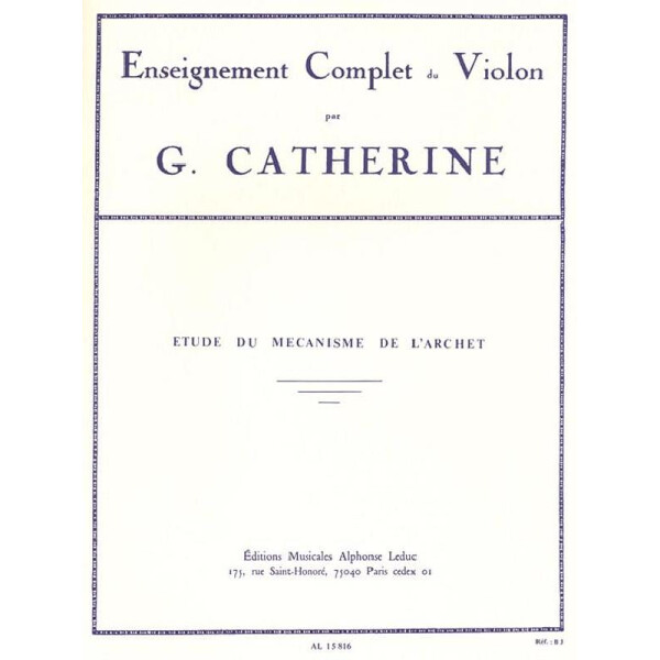 Etude du mechanisme de larchet