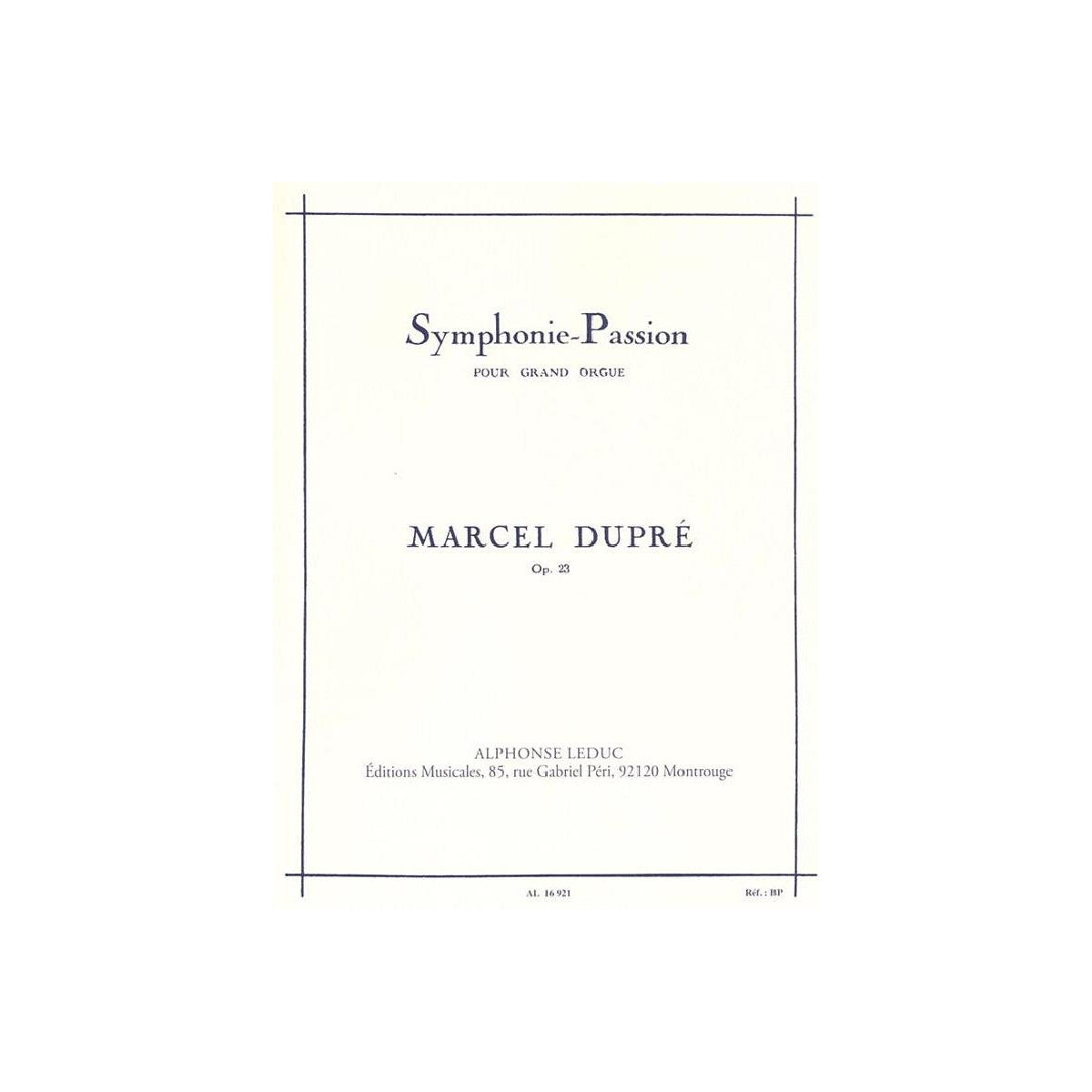Symphonie-Passion op.23 box