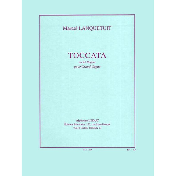 Toccata ré majeur pour orgue