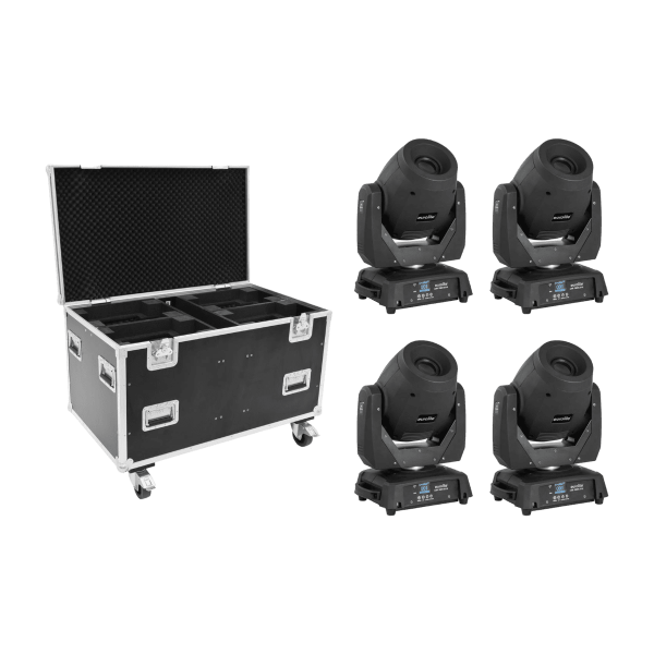 Eurolite Set 4x LED TMH-X12 + EU Case