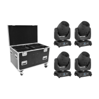 Eurolite Set 4x LED TMH-X12 + EU Case