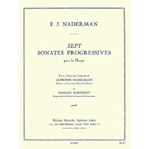 7 sonates progressives pour la