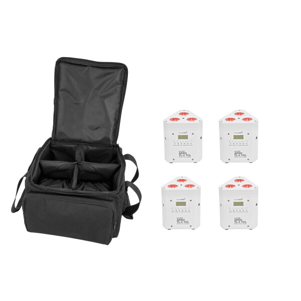 Eurolite Set 4x AKKU TL-3 TCL white + SB-4 soft bag