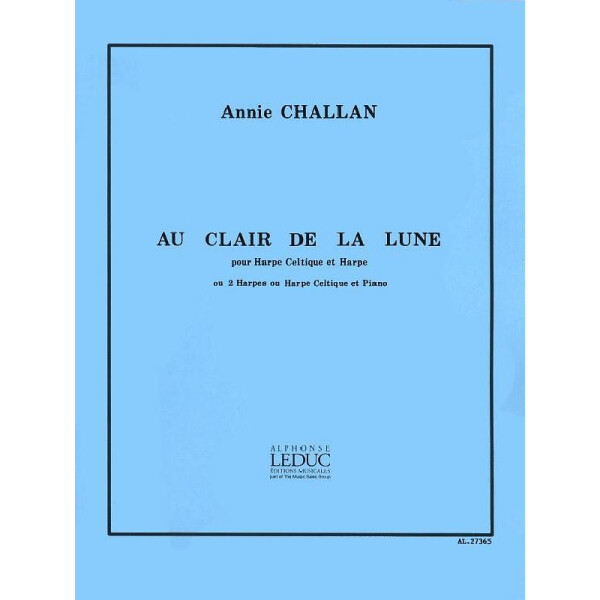 Au clair de la lune pour harpe