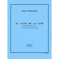 Au clair de la lune pour harpe