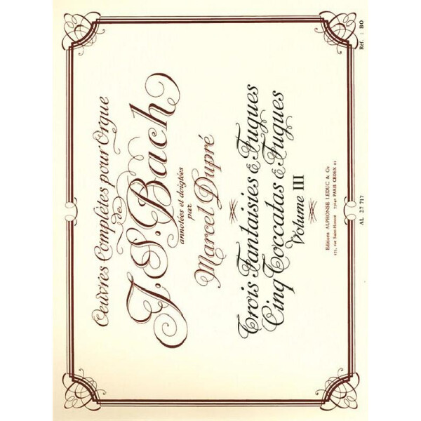 Oeuvres complètes pour orgue vol.3