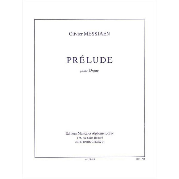 Prélude pour orgue