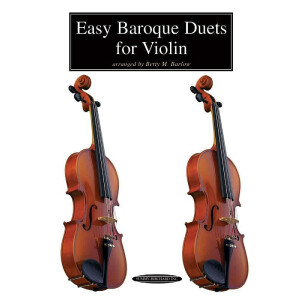Easy baroque duets for 2 violins