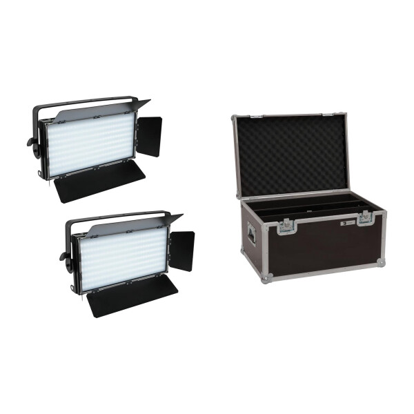 Eurolite Set 2x LED PLL-480 CW/WW Panel + Case