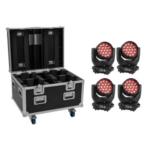 Eurolite Set 4x LED TMH-X4 + Case PRO