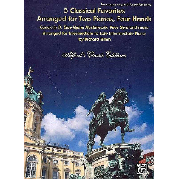 5 classical Favorites for 2 pianos