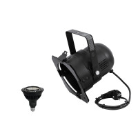 Eurolite Set PAR-38 Spot sw + PAR-38 230V COB 18W E-27 LED 1800-3000k dim2warm