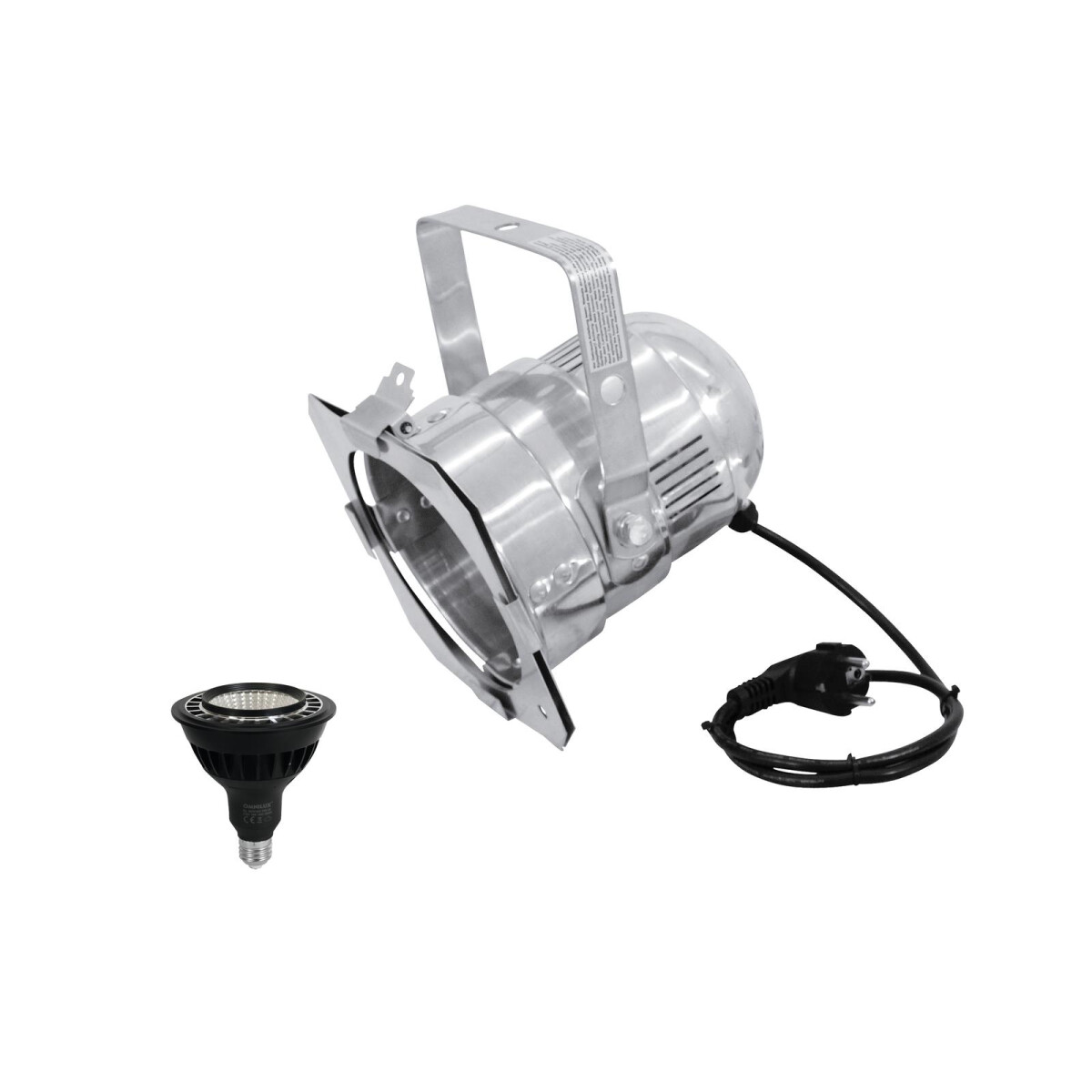 Eurolite Set PAR-38 Spot sil + PAR-38 230V COB 18W E-27 LED 