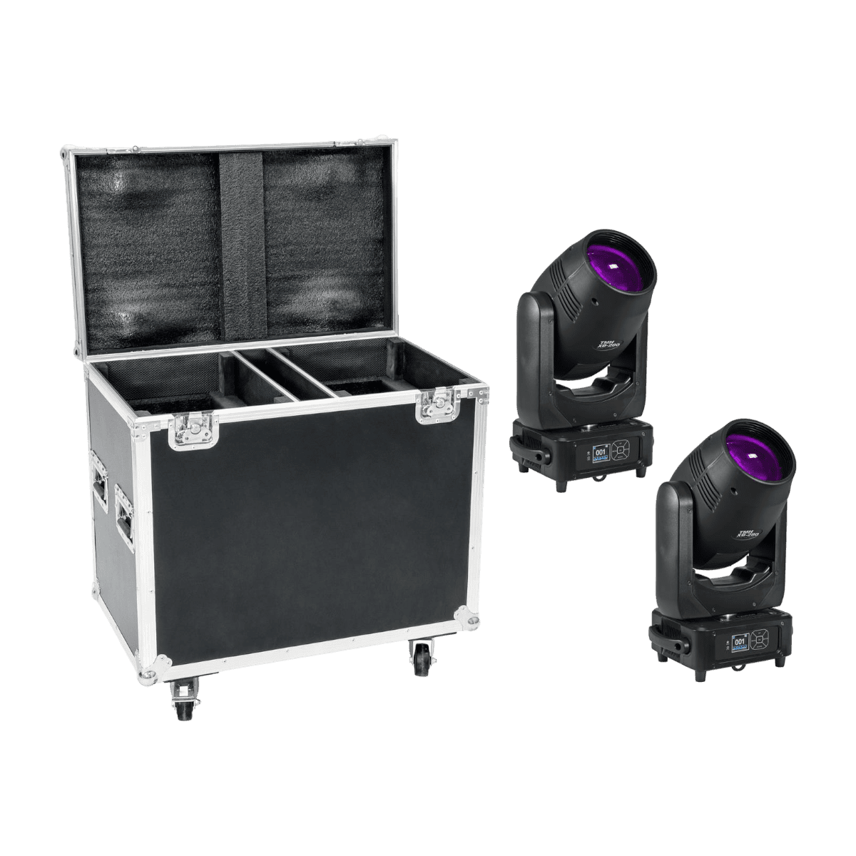 Eurolite Set 2x TMH XB-280 + Case