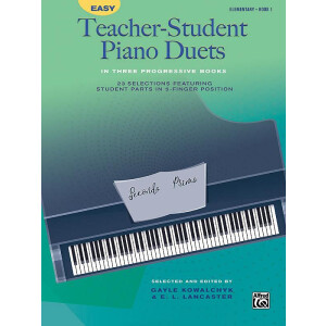 Easy Teacher-Student Piano Duets vol.1