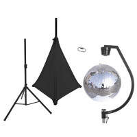 Eurolite set mirror ball 50cm with tripod and sail black