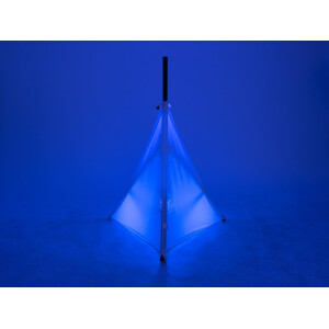 Eurolite Set Spiegelkugel 50cm mit Stativ und Segel weiß