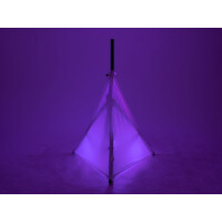 Eurolite Set Spiegelkugel 50cm mit Stativ und Segel weiß