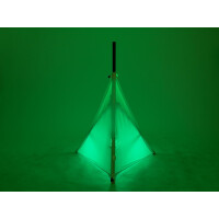 Eurolite Set Spiegelkugel 50cm mit Stativ und Segel weiß