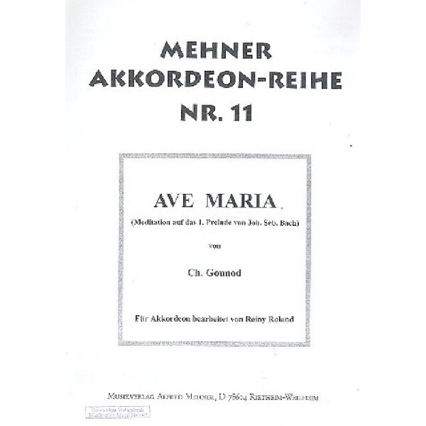 Ave Maria für Akkordeon