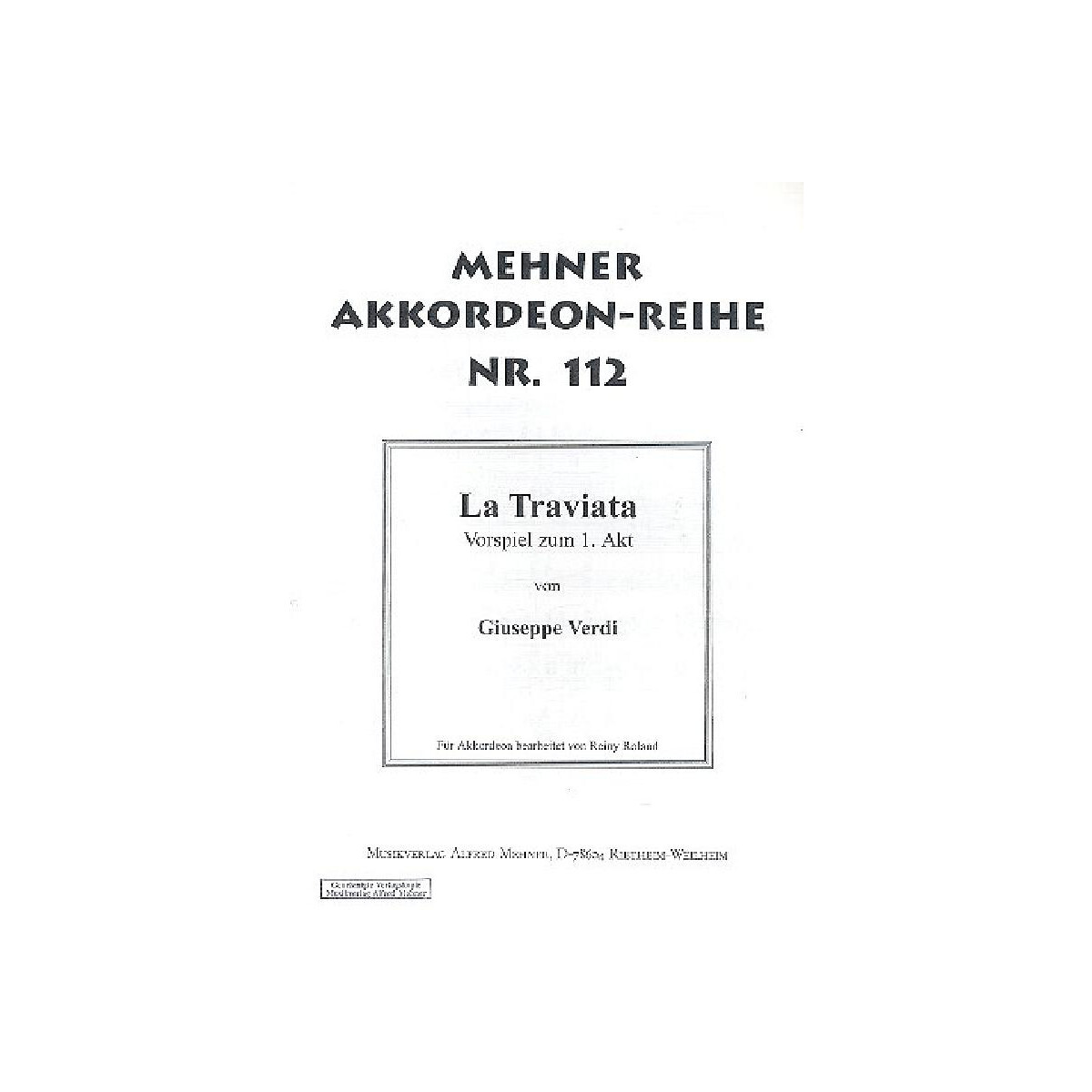 Vorspiel zum 1. Akt aus La Traviata box