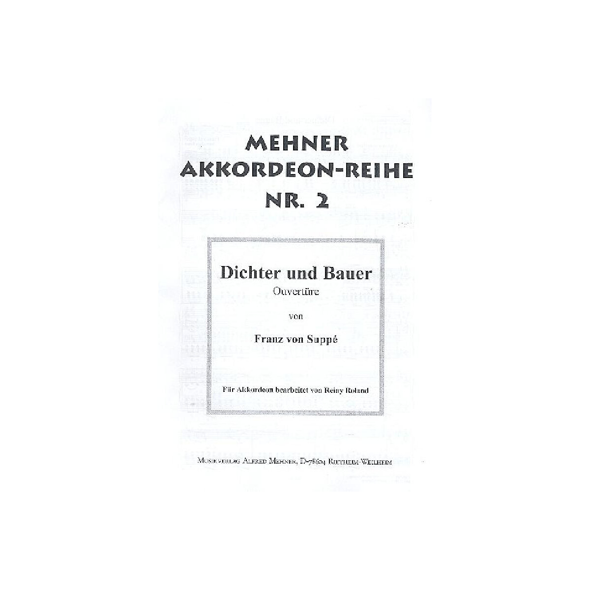 Dichter und Bauer Ouvertüre