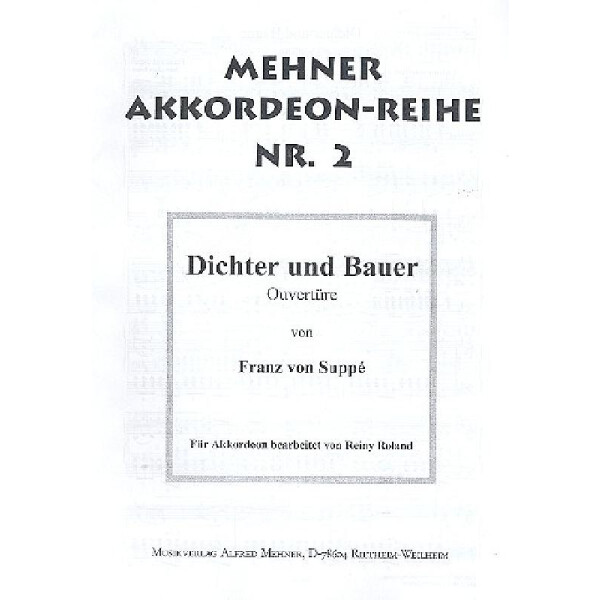 Dichter und Bauer Ouvertüre